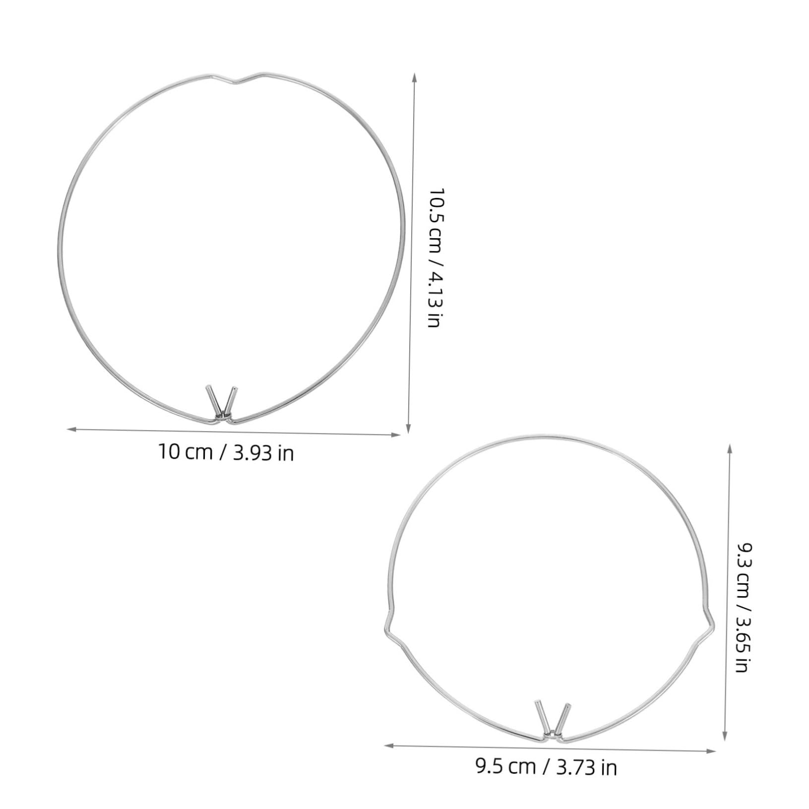 OFFSCH Elegant Ceiling Light Accessories 4pcs Light Clamp Heavy Duty Spring Clamps Clips for Lamp Shade Adapter