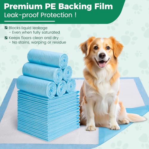 Image of YOPETKI Dog Pee Pads 100 Count Extra Large 28 inchx34 inch, Puppy Pads XL 100 Pack