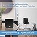 Koroao Wall Mount Holder for ASUS ZenWiFi AX Whole-Home Tri-Band Mesh WiFi 6 System (XT8)(CT8)(XT9) AC300, Wall Bracket Hanger Stand with Holder Compatible with ASUS ZenWiFi AX WiFi 6 (1-Pack, Black)