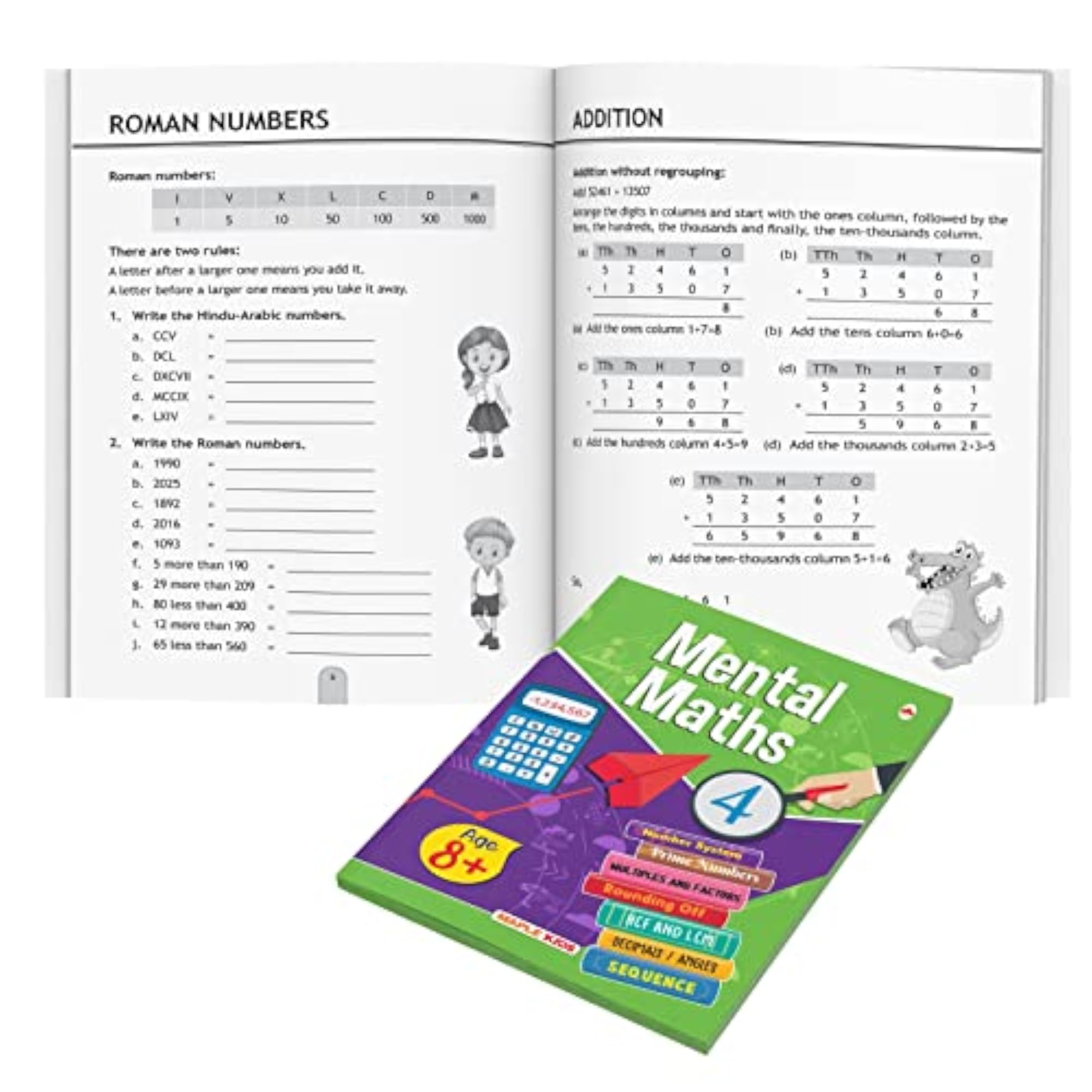 Mental Maths Mathematics Activity Book for Class 4+