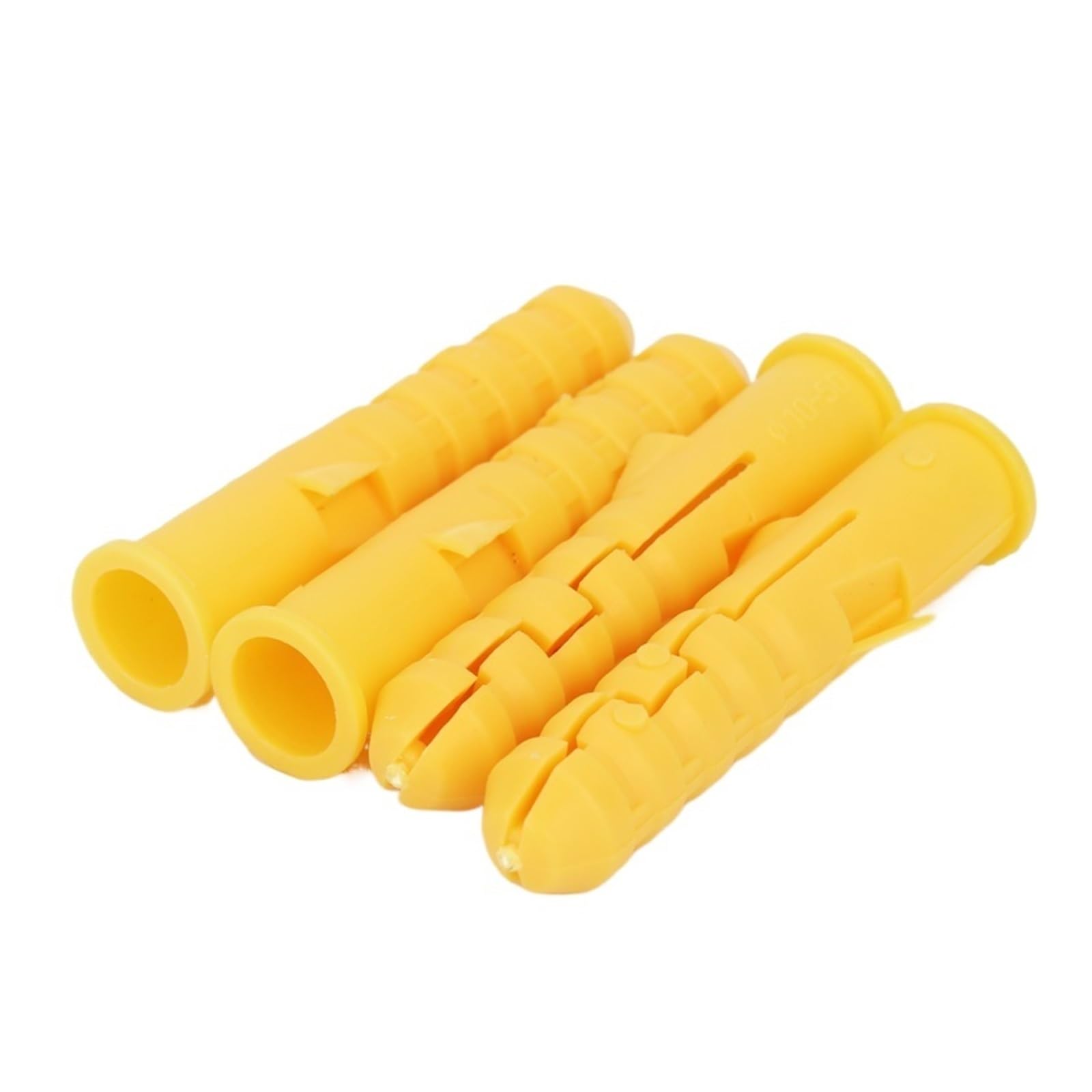 Tasselli a espansione Viti per piastrelle Bulloni Tasselli di espansione in plastica, tasselli a vite M6 M8 M10, misure multiple, giallo, confezione da 100(M8 x 60mm)