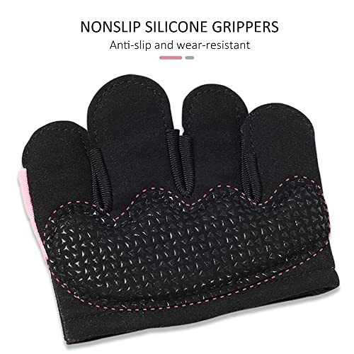 Staright Luvas de ginástica antideslizantes para levantamento de peso treino de levantamento de peso