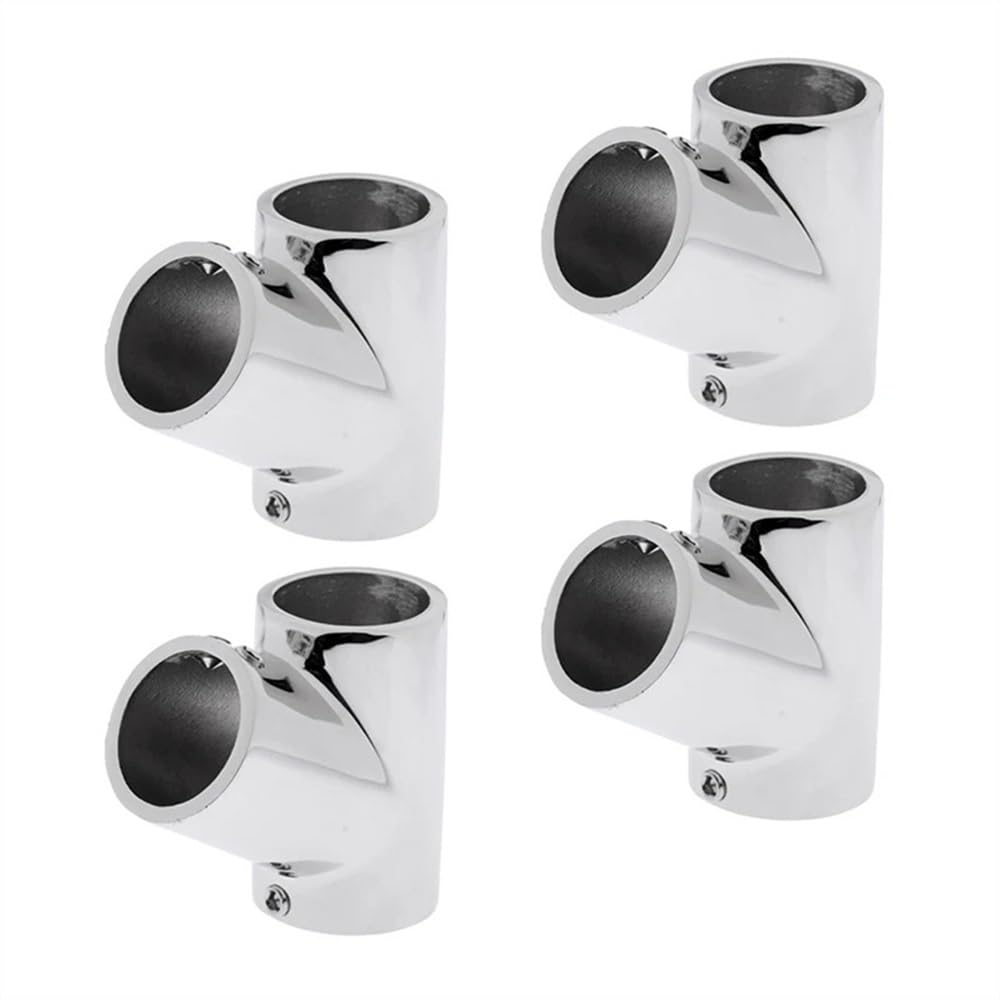 4 pz Corrimano for Barca Raccordo 1 "25mm 60 Gradi Tee in Acciaio Inox 316 for RV Yacht Accessori for Barche