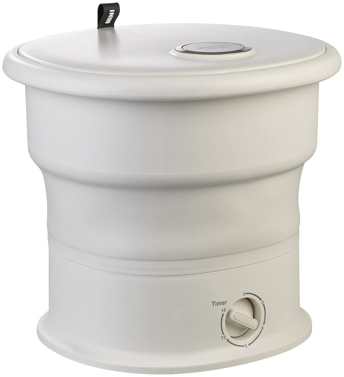 Sichler Haushaltsgeräte Mini Waschmaschine faltbar 1,5 kg Pulsator Timer 50 Watt Camping