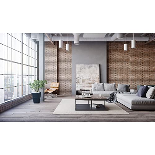 Cylinder Collection 6-Inch 1-Light White Modern Outdoor Hanging Pendant Light #TOP1