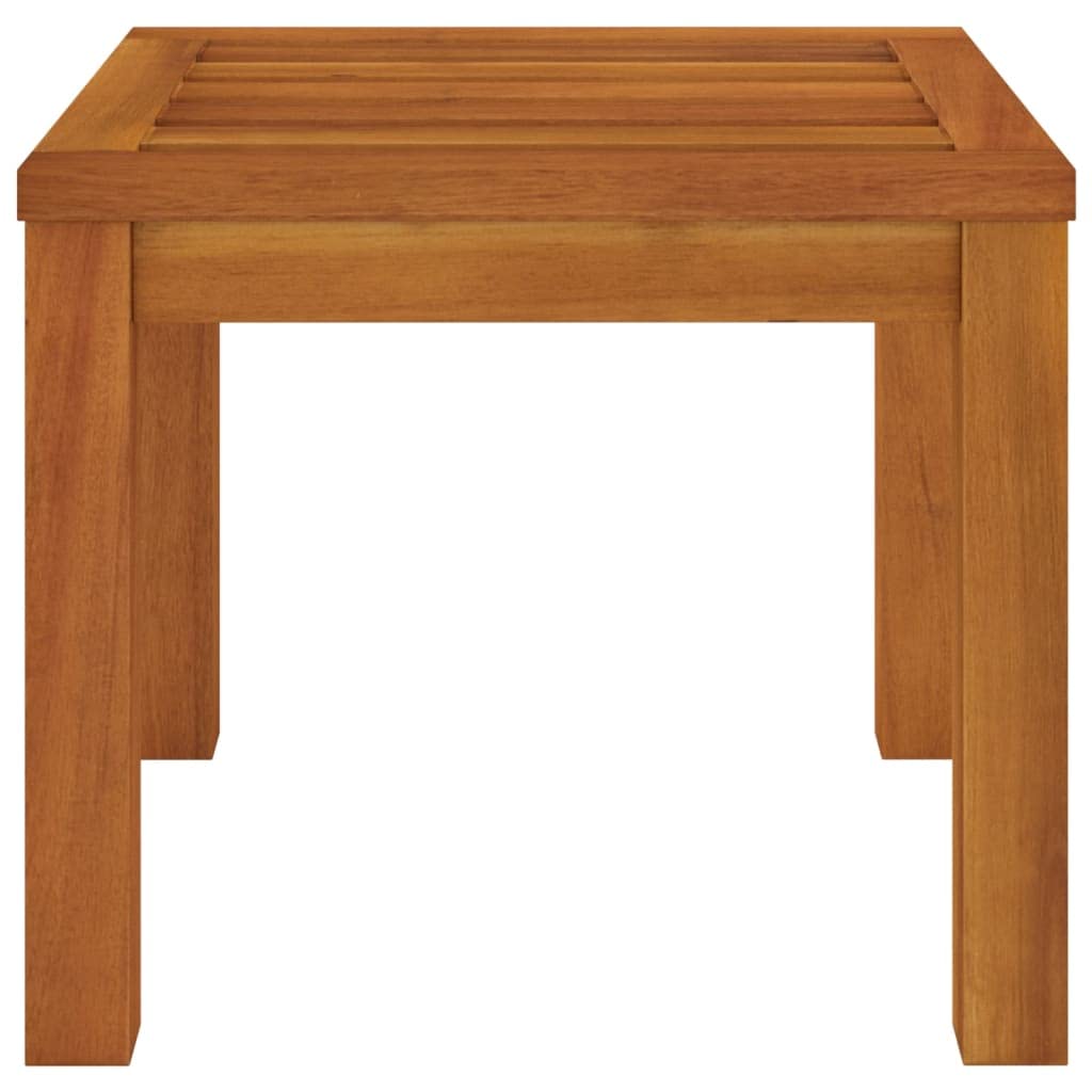 vidaXL Gartenhocker 2 STK., Sitzhocker mit Kissen, Holz Hocker für Garten Terrasse Innenhof, Gartenmöbel Fußhocker, Massivholz Akazie