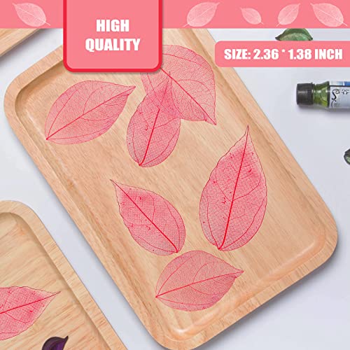 Hojas Esqueletos Secas Rosadas para Resina 42 piezas miniatura 7