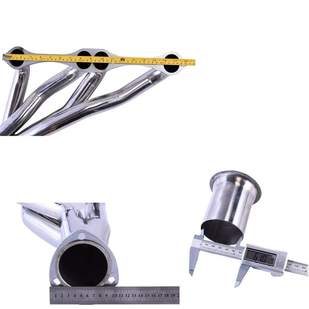 Collettore Di Scarico Per Chevy Per Small Per Block Per SB V8 265, 267, 283, 302, 305, 307, 327Collettori Collettore Scarico In Acciaio Inossidabile Motore Collettore Scarico Motore