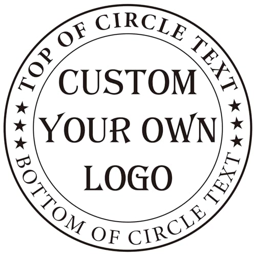 Custom Logo Embosser | Personalized Book Embosser | Self Ink Rubber Stamp from The Library of |...