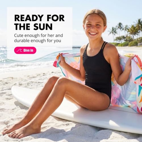 Image of Kanu Surf Girls' Reese UPF 50 Beach Sport Criss-Cross One Piece Swimsuit