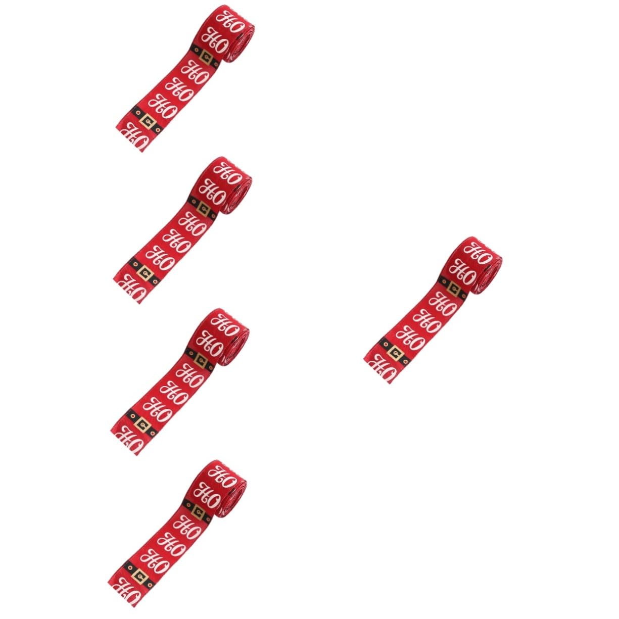 Operitacx 5stücke Weihnachtsdeko Satinband Für Hochwertiges Langlebiges Geschenkband Für Weihnachtsbaum Schleifen Und Festtagsdekorationen