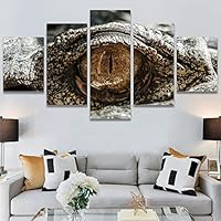 SIGNWIN 5 Panel Canvas Wall Art Coiling Around for Home Decorations Ready to Hang - 60