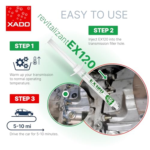 Image of XADO EX120 Manual Transmission Fix - Treatment for Stick Shift Gearboxes, Transfer Cases & Differentials | Friction Modifier Additive - Repairs Sticking, Shudder and Slipping