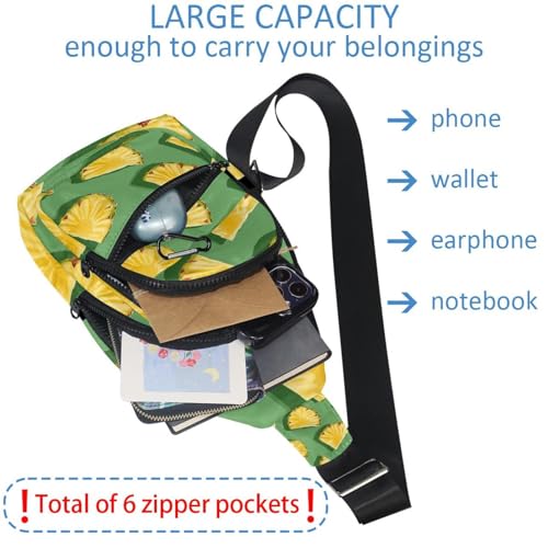 Mochila de día ergonómica pequeña y bolsa de pecho con estampado multicolor 5