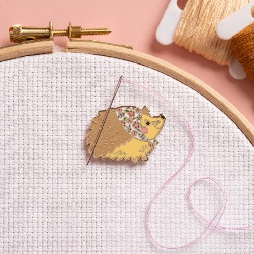 Colorful Sunflower Needle Minder for Cross Stitch,Needlework