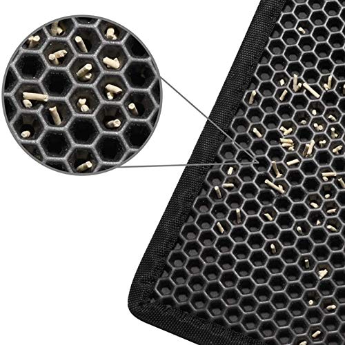 Tapete de areia para gatos,Funien Tapete de maca de gato dupla camada antiderrapante Animais de esti