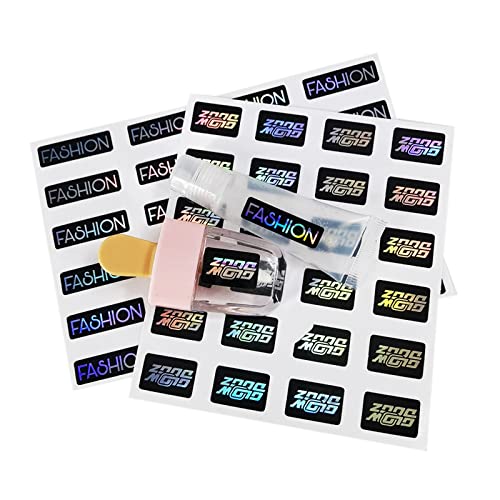 Crayons à lèvres personnalisés stickers vinyle holographique 2x4.5 cm pour gloss