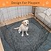 Bunlitent Washable Pee Pads for Dogs 72'' x 72'', 3 Packs, Extra Large Non-Slip Waterproof Reusable Pee Pads for Puppy Senior Dog , Incontinence Whelping for Dog Playpen, Quick Dry, Grey