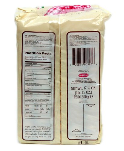 Bonomi Italian Lady Fingers, Savoiardi Sponge Cookies, 10 Packs of 60 Count, 17.6 oz Each, Perfect for Tiramisu, Authentic Italian Biscuits, Light and Delicate Sponge Cake, Sugar-Dusted Finish