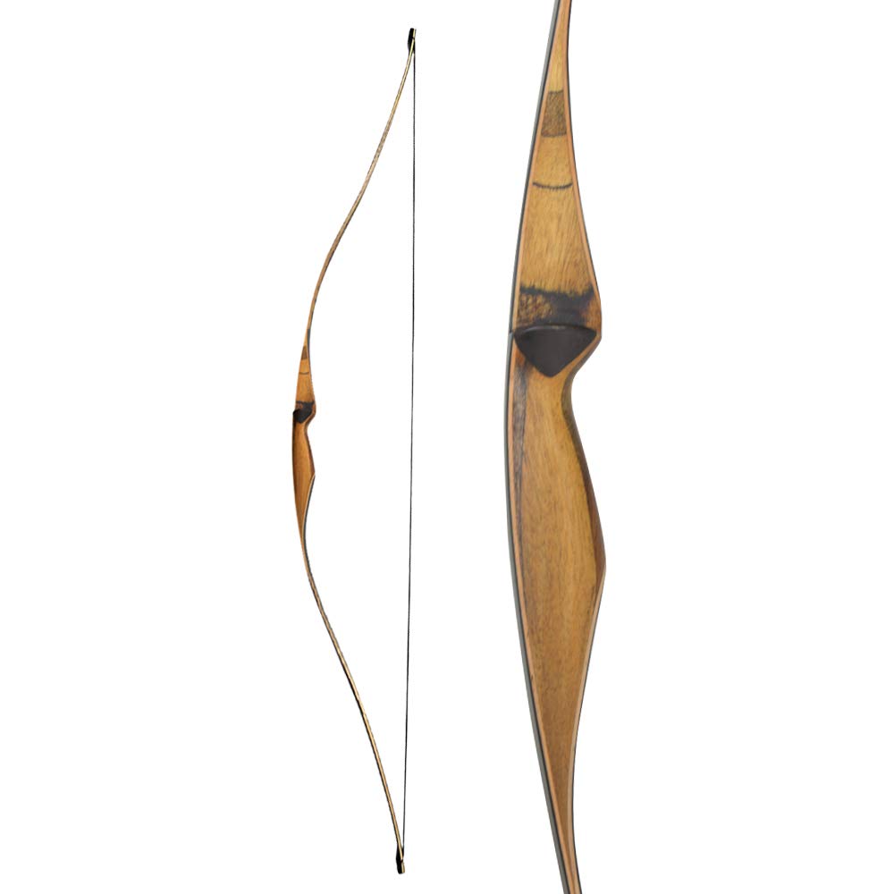 54" Arco ricurvo con frecce 10-35 libbre Longbow Tradizionale Fatto a Mano Caccia con L'Arco per la Pratica del Bersaglio all'aperto Mano Destra