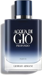 Armani Beauty – Acqua di Giò Profondo – Eau de Parfum – Cologne for Men – Fougère Aromatic & Ambery Men’s Fragrance – Bergamot, Everlasting essence, Cistus & Patchouli Not - 1.6 Fl Oz