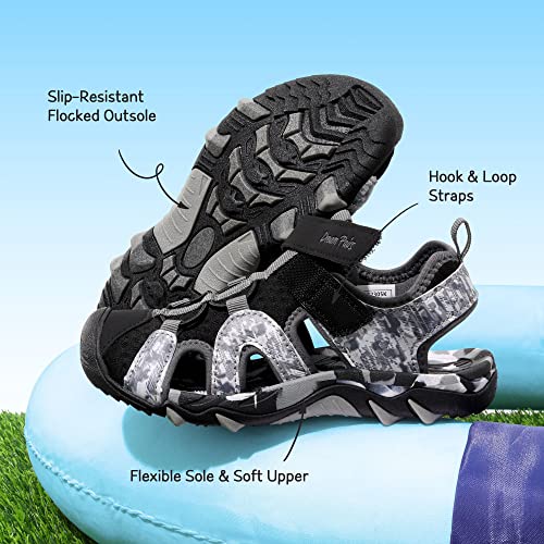 DREAM PAIRS Boys Girls Summer Outdoor Athletic Sport Sandals for Little/Big Kid4