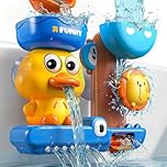 Kids Bath Toys for 1 2 3 Year Old: Fun Duck Blue Toys for 2 3 4 Year Old Boy - Popular Gifts for Boys Age 1-3 - Bathtub Toys for Baby Boys 12+ Months