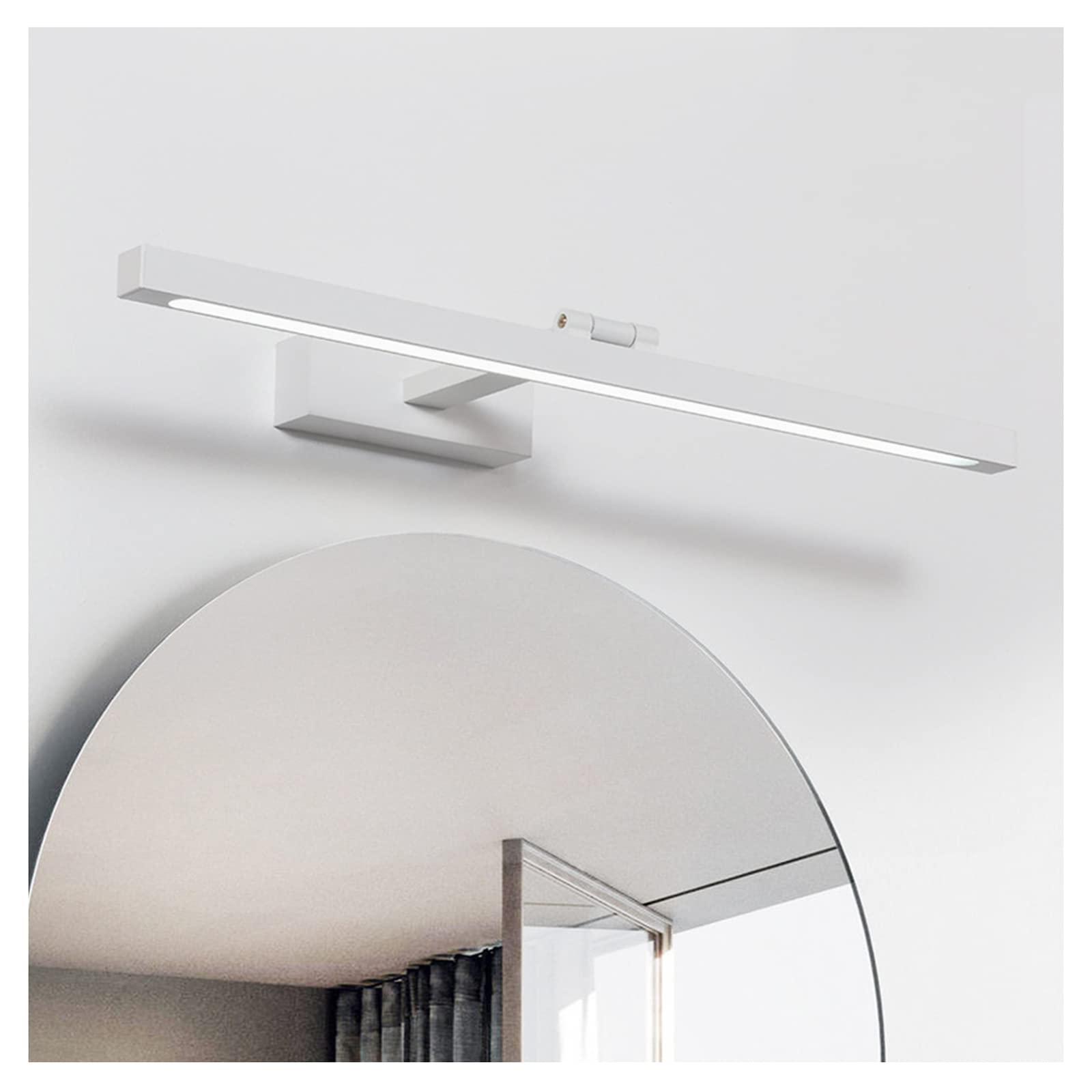 XANAYXWJ Iluminación de tocador 41/60/80/100 cm Luces Delanteras de Espejo, Creativo posmoderno Aluminio Hogar Dormitorio Apartamento Tocador Mural Maquillaje Armario Lámpara LED Luces de baño
