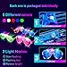 SHQDD 236PCS Glow in the Dark Party Supplies, 18 PCS Foam Glow Sticks, 18 PCS LED Glasses, 100PCS Glow Sticks Bracelets and 100 PCS Connectors for Glow Party, Wedding, Concert, Raves and Birthday