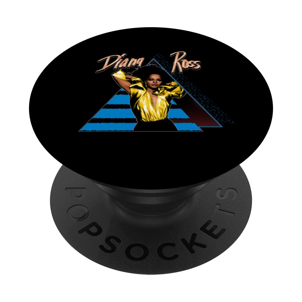 Diana Ross - Diana PopSockets Adhesive PopGrip, Black