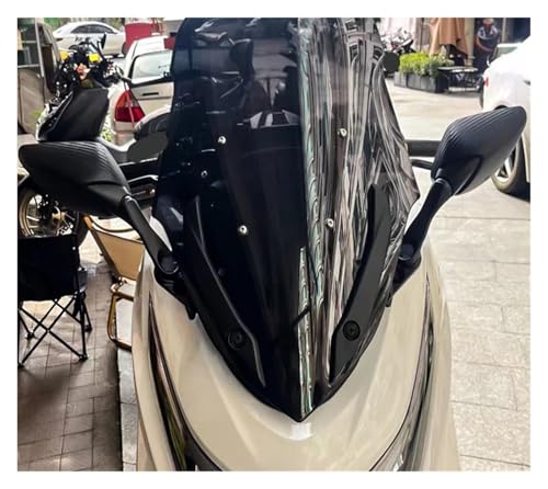 Espejo retrovisor moto antirreflejo para XMAX300 e YZF R3 con ajuste de ángulo rotatorio 4