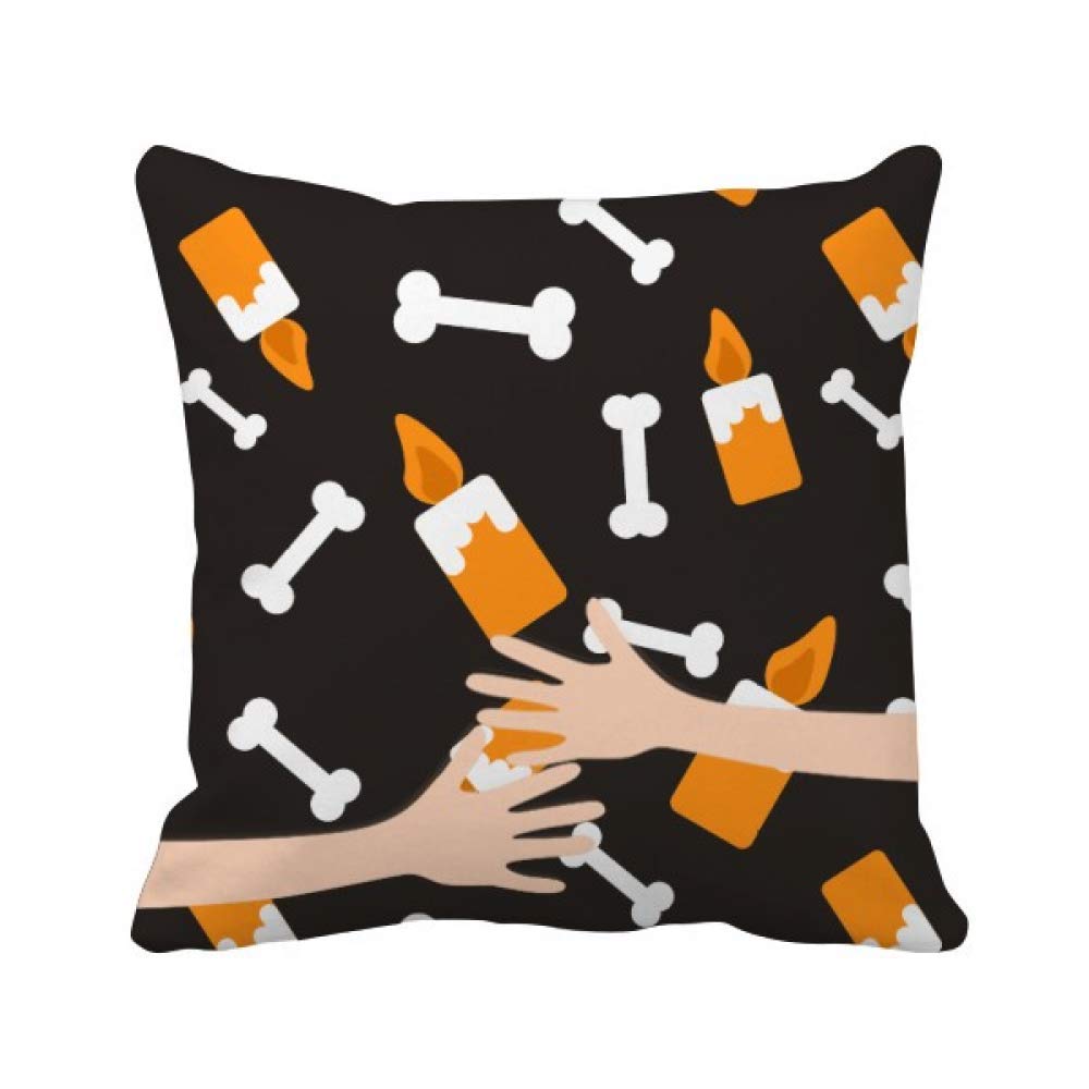 Coussin de cou bougies Hallowmas pour vos soirées cocooning