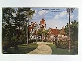  Postkarte: Hannover. Lister-Turm (Gartenansicht)