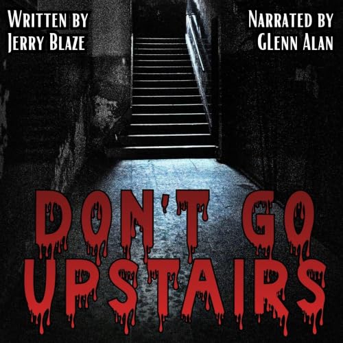 Diseño de la portada del título Don't Go Upstairs