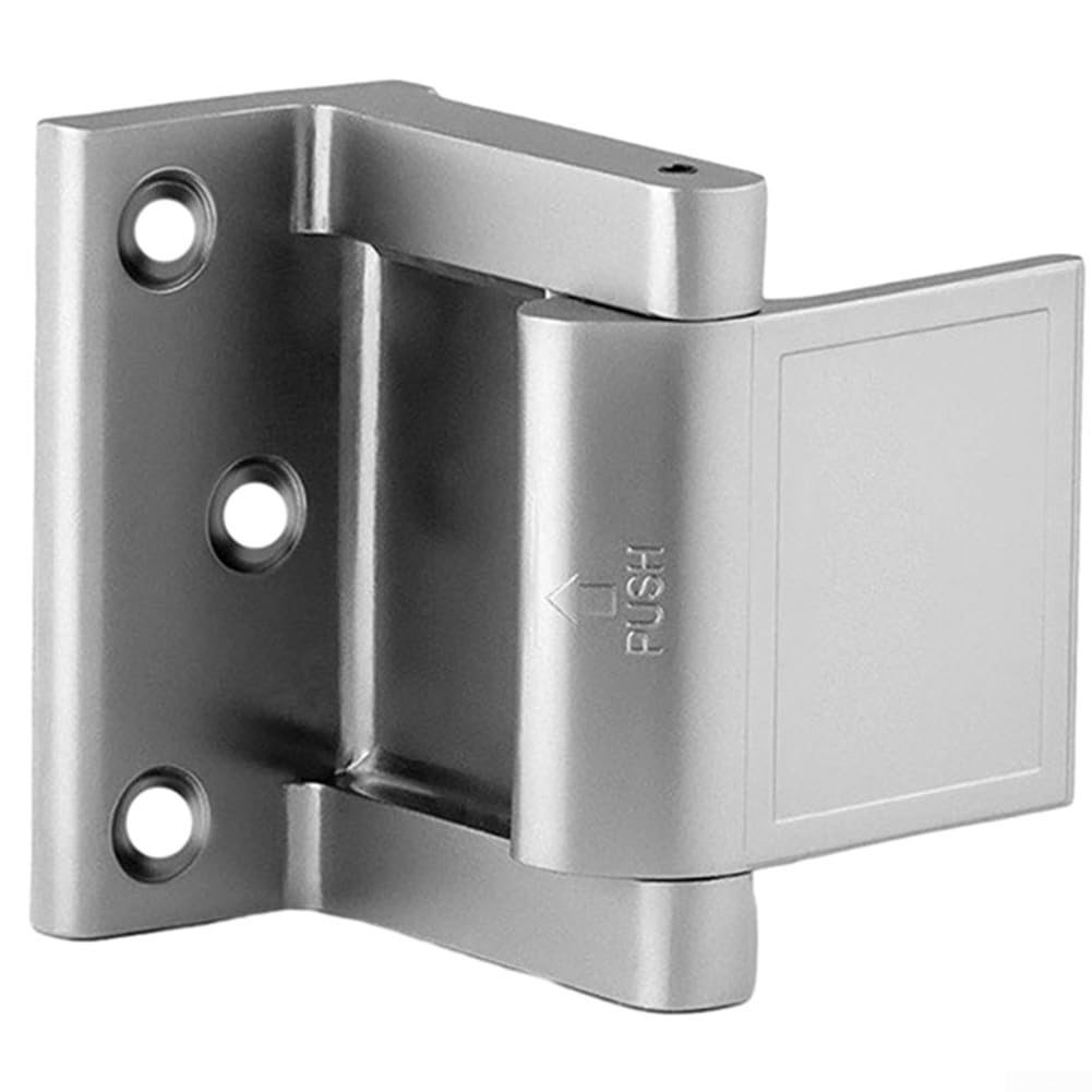 Door Lock, Door Latch Swinging Doors Aluminum Reinforcer Privacy Door Latch Extra High Resistance Home Door Security Locks