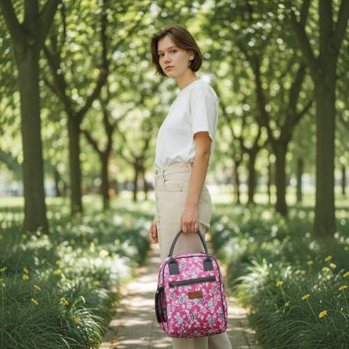 Image of Outrider Polyester Jumbo Lunch Bag,Lunch Bag for Office Men, Women and Kids, Quality Tiffin Bag for School, Picnic, Work, Carry Bag for Lunch Box, 12 litres,