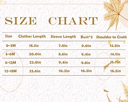 Yookoom Baby Boys Girls 2 Pack Solid Romper Long Sleeve Knit Cotton Button One Piece Jumpsuit Outfits Clothes,Coffee+Beige,12-18M #TOP6