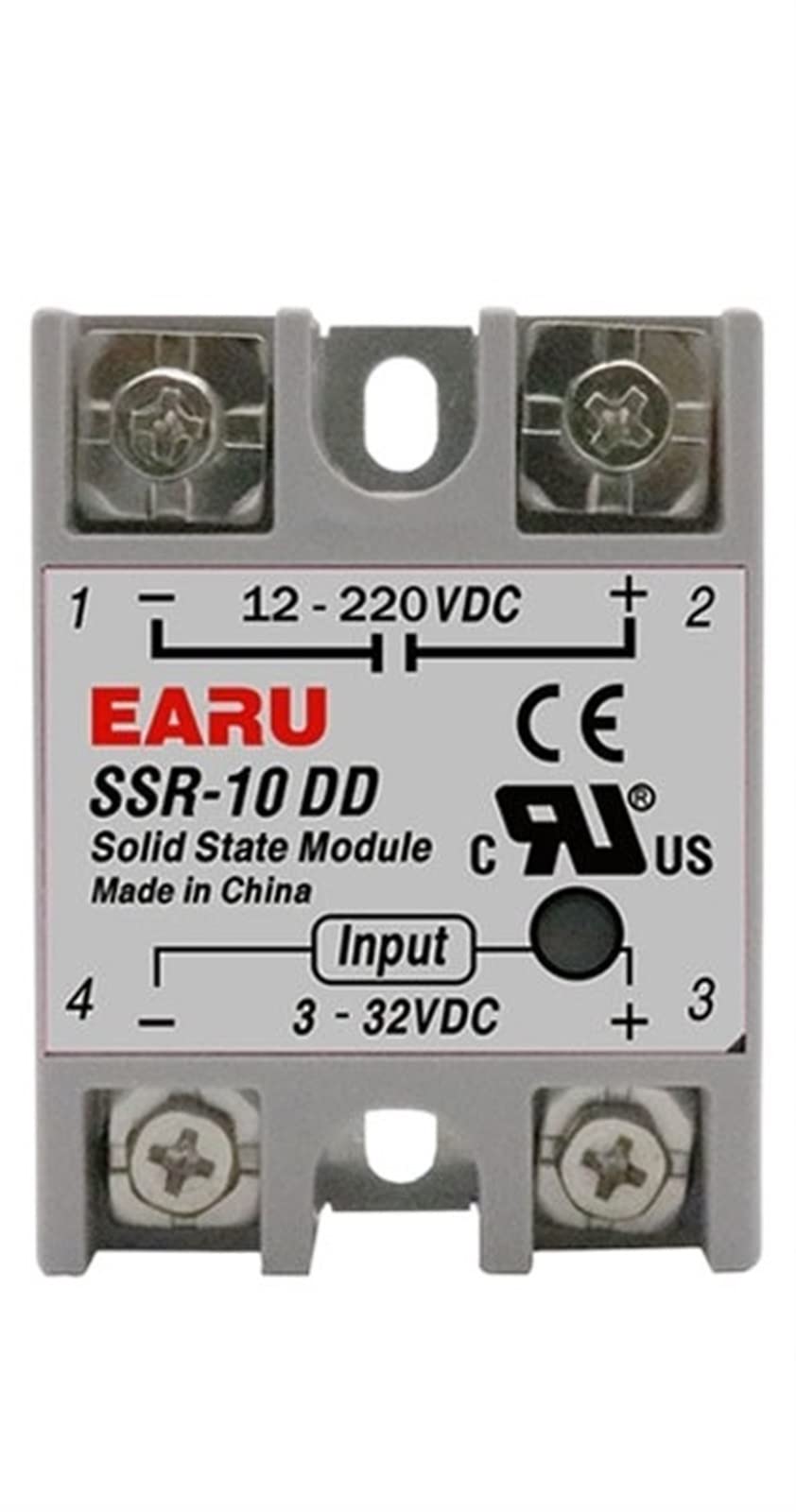 VDOQTLJT SSR-60DA SSR-80DA SSR-100DA SSR-60AA SSR-60DD SSR 60A 80A 100A DD DA AA Solid State Relay Module for PID Temperature Control(Aa,SSR-80A)