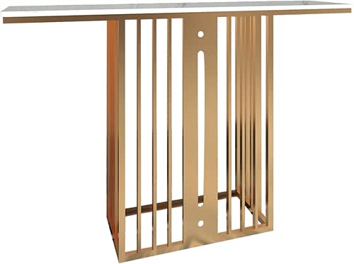 Iron Sofa Table, Modern Sofa Display Table, Marble Console Table,