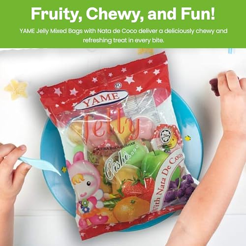 YAME JELLY MIXED BAGS 700g-24.6oz (Pack de 3) con Nata de Coco miniatura 3