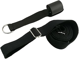 INOOMP Stretch Band Door Stretching Strap Gymnastics Stretch Strap Black Exercise Strap Yoga Fitness Strap Stretchy Strap Sports Belt Elastic Band Yoga Strap Ring Leg Strap Fitness Strap