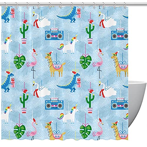Rideau de douche imperméable haute densité motif original 183 cm - 2