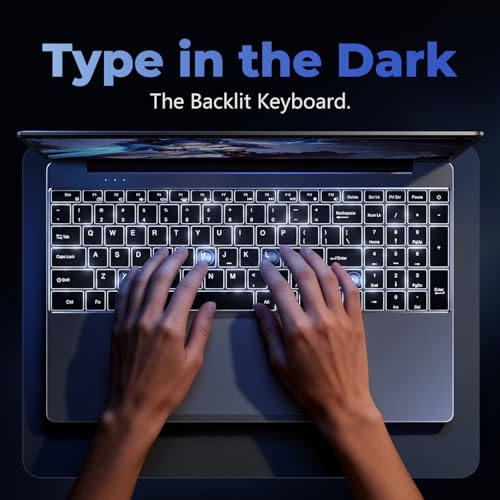Image of 2026 Laptop Computer,15.6 inch FHD IPS,16GB RAM 1TB SSD,Windows 11 Pro,i5-6200U Up to 2.8GHz,Portable Laptop,Business Student Notebook,Backlit Keyboard,WiFi,BT 4.2,Mini HDMI,TF Card,2-Year Warranty