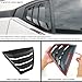 for Nissan Sentra Sylphy 2020-2025 Rear Side Window Louvers,Sport Style Triangular Window Glass Blinds Air Vent Scoop Shades Cover Trim Blinds Auto Exterior ABS Decorate Accessories (Piano Black)