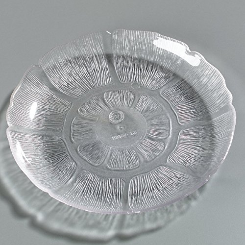 Carlisle FoodService Products Petal Mist Reusable Plastic Plate for Catering, Buffets, Restaurants, Polycarbonate (Pc), 7.68 Inches, Clear, (Pack of 36) - Image 6