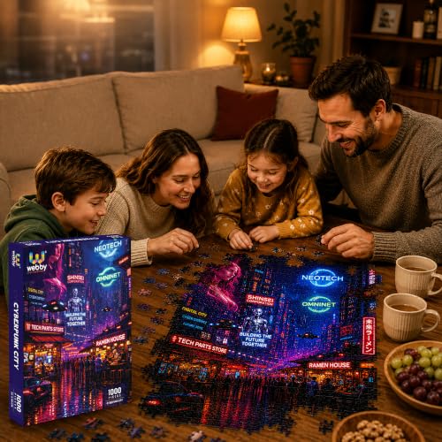 Image of Webby Cyberpunk Jigsaw Puzzle 1000 Pieces
