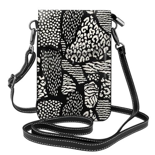 Pochettes pour téléphone portable cuir PU style géométrique chic
