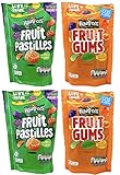 Rowntree’s Gummy Candy Variety Pack of 4 – Fruit Pastilles & Fruit Gums, British Candy