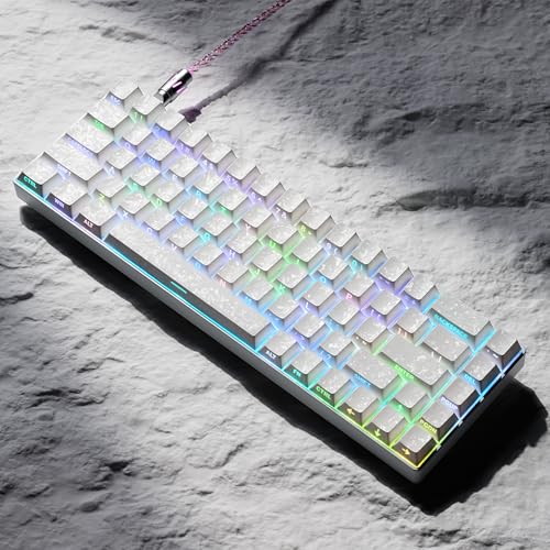 XVX White Shine Through Keycaps, Side Printed Cherry Profile Keycap Set by Hkfos - Used condition - Image 2