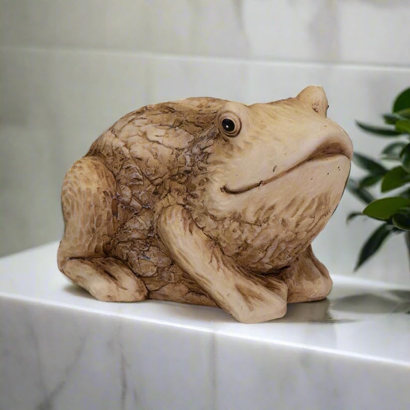 Acacia Garden Center Mega Collections Tim Frog L18X12.5X12.5H Cm - 18X12.5X12.5 Cm, Brown